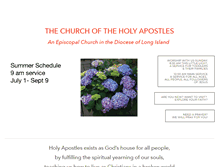 Tablet Screenshot of holyapostlesbrooklyn.com